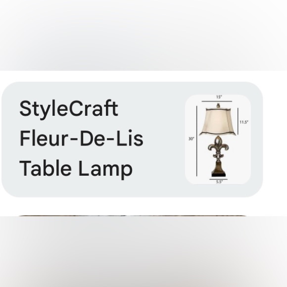 MACY’S - Elegant Tan Table Lamp set with shades - Picture 4 of 8